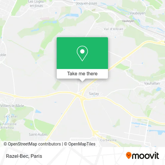 Razel-Bec map