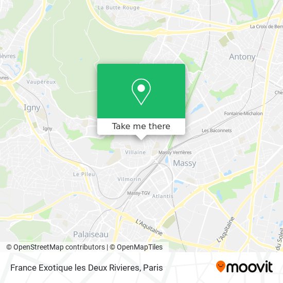 Mapa France Exotique les Deux Rivieres