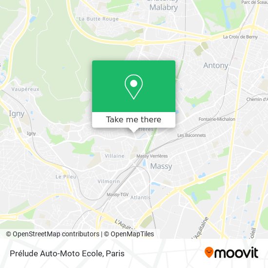 Prélude Auto-Moto Ecole map