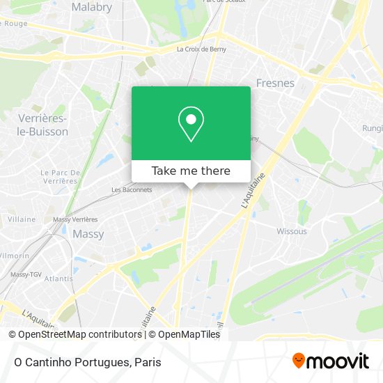 O Cantinho Portugues map