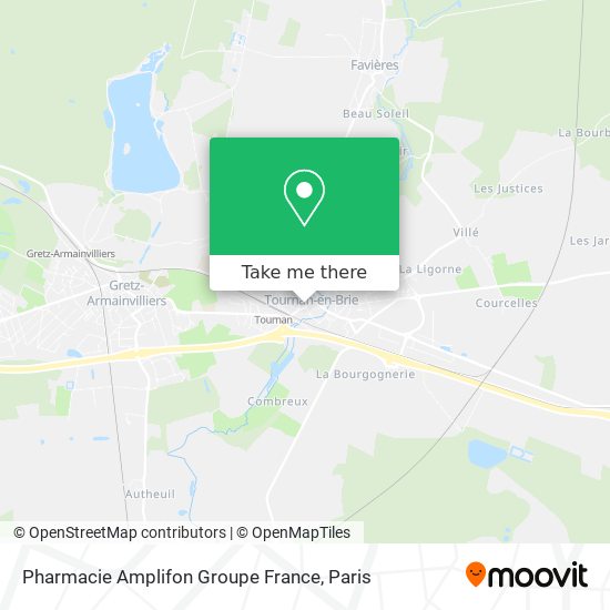 Mapa Pharmacie Amplifon Groupe France