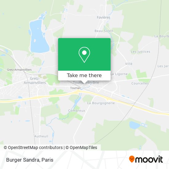 Burger Sandra map