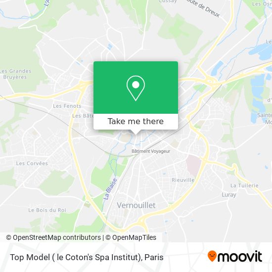 Mapa Top Model ( le Coton's Spa Institut)