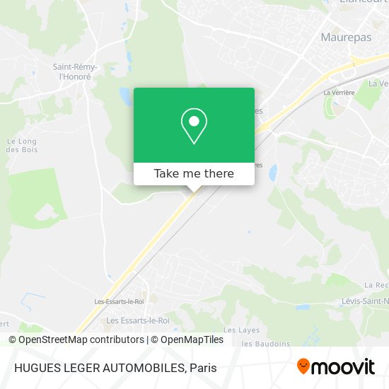 HUGUES LEGER AUTOMOBILES map