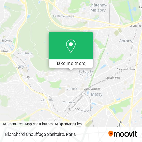 Mapa Blanchard Chauffage Sanitaire