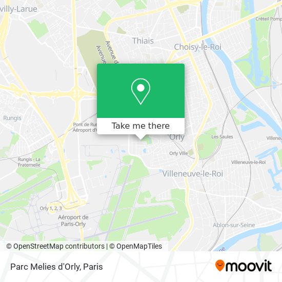 Parc Melies d'Orly map
