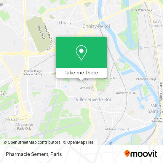 Pharmacie Sement map