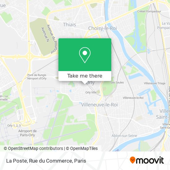 La Poste, Rue du Commerce map