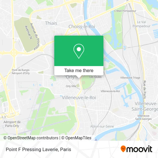 Point F Pressing Laverie map