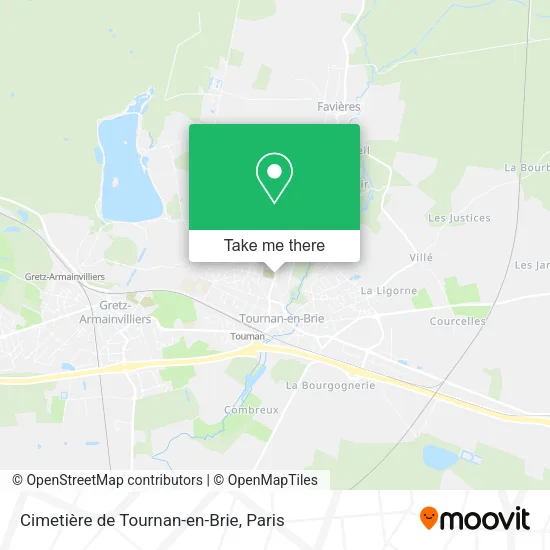 Cimetière de Tournan-en-Brie map