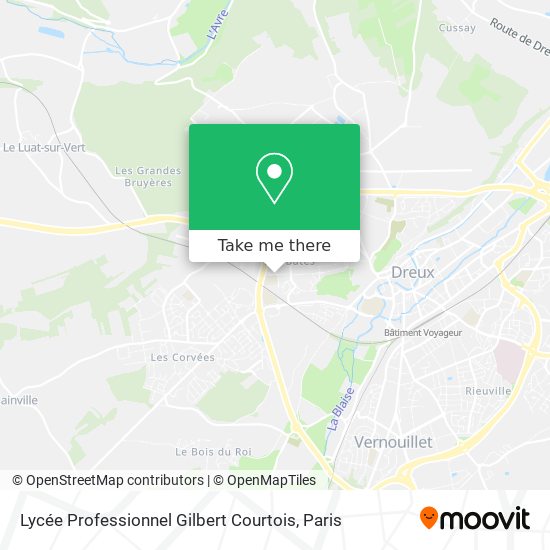 Mapa Lycée Professionnel Gilbert Courtois