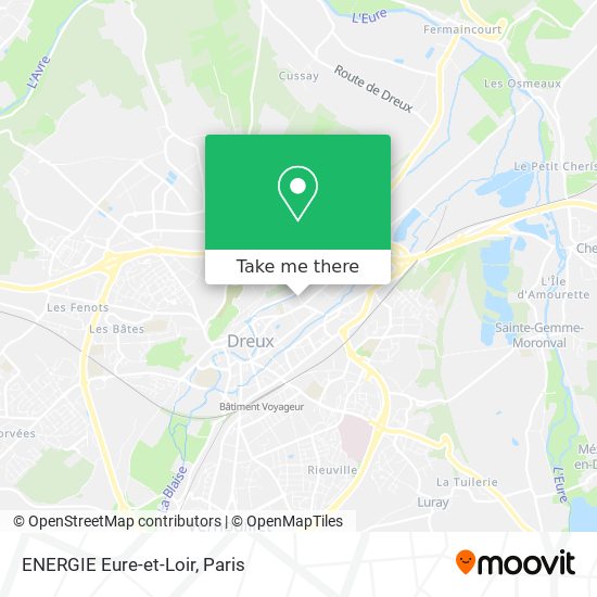 Mapa ENERGIE Eure-et-Loir