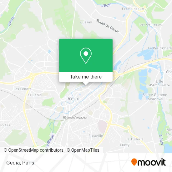 Gedia map