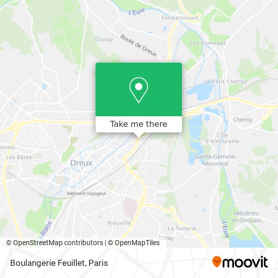 Boulangerie Feuillet map