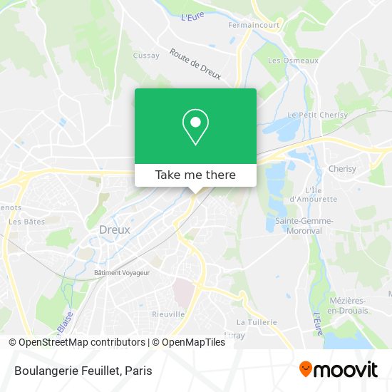 Mapa Boulangerie Feuillet