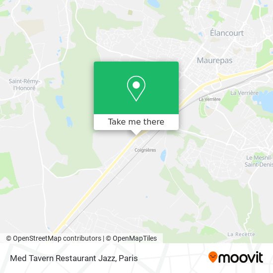 Med Tavern Restaurant Jazz map