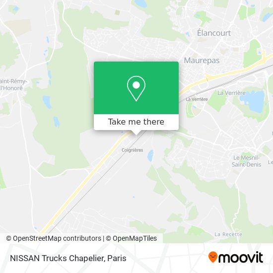 NISSAN Trucks Chapelier map
