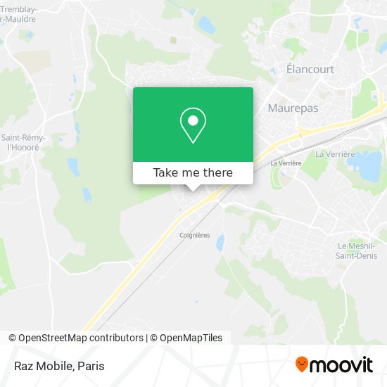 Raz Mobile map