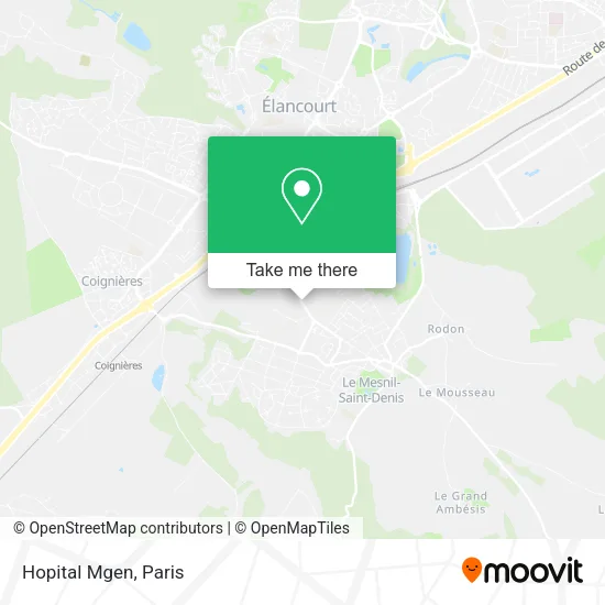 Hopital Mgen map