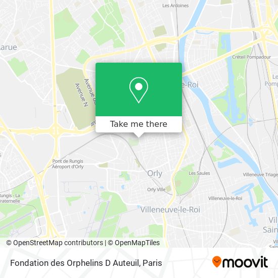 Fondation des Orphelins D Auteuil map