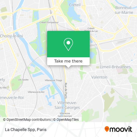 La Chapelle Spp map