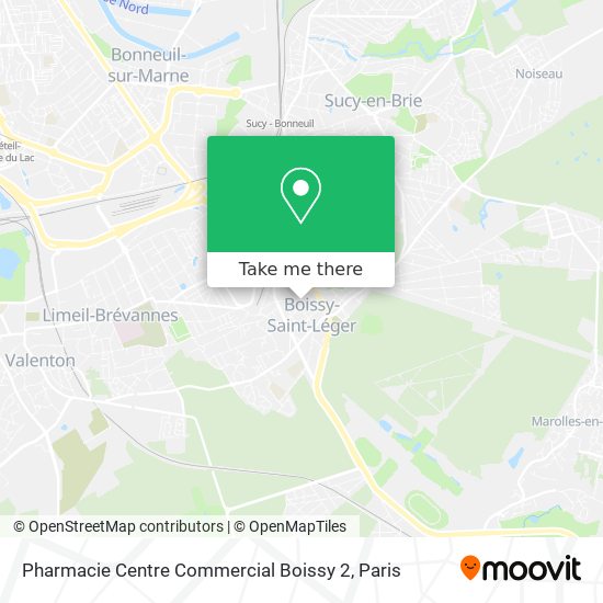 Pharmacie Centre Commercial Boissy 2 map