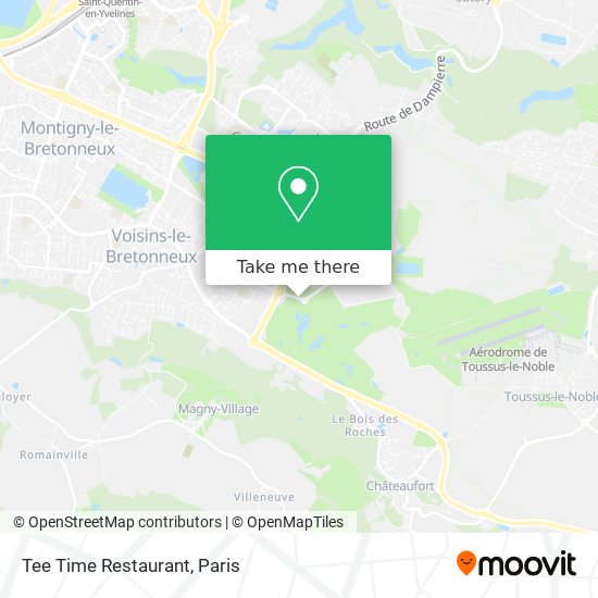 Tee Time Restaurant map