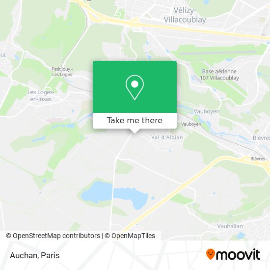 Mapa Auchan