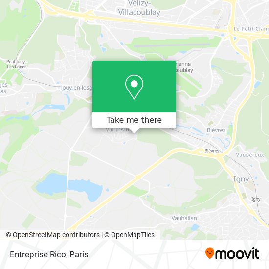 Entreprise Rico map