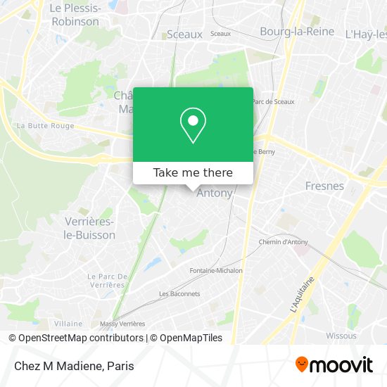 Chez M Madiene map