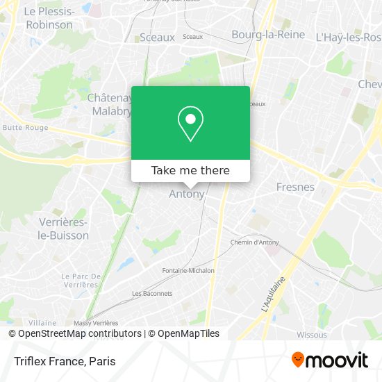 Triflex France map