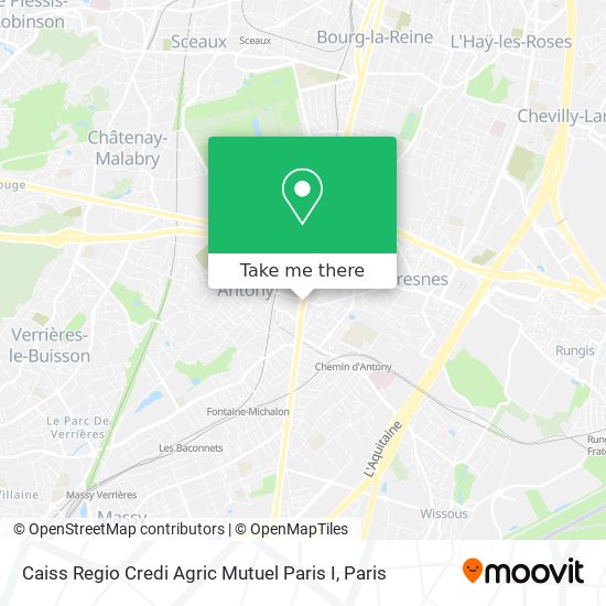 Caiss Regio Credi Agric Mutuel Paris I map