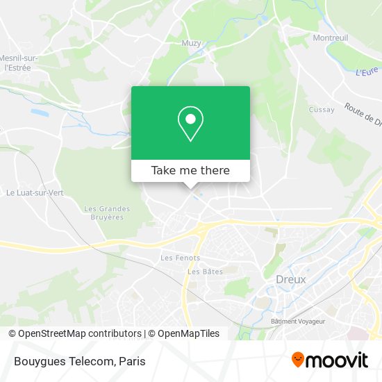 Mapa Bouygues Telecom