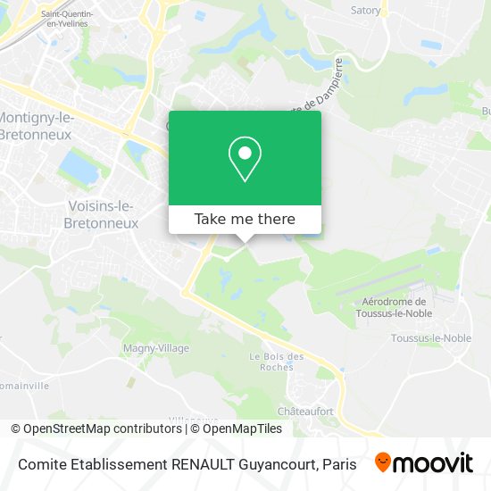 Mapa Comite Etablissement RENAULT Guyancourt