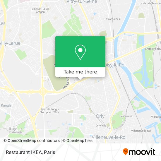 Restaurant IKEA map
