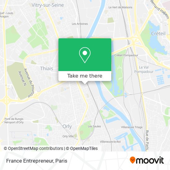 Mapa France Entrepreneur