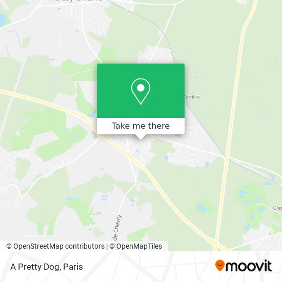 Mapa A Pretty Dog