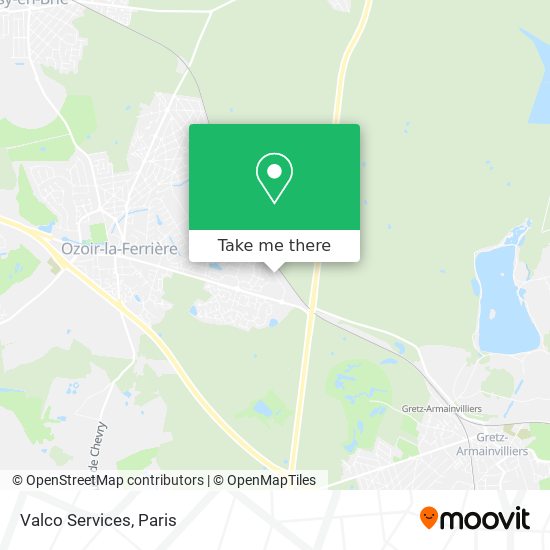 Valco Services map