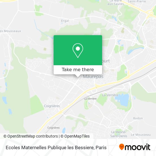 Mapa Ecoles Maternelles Publique les Bessiere