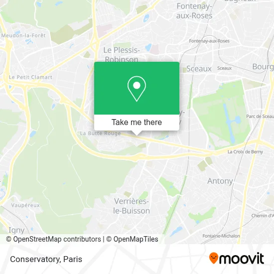 Conservatoire map