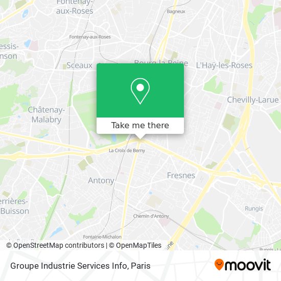 Groupe Industrie Services Info map