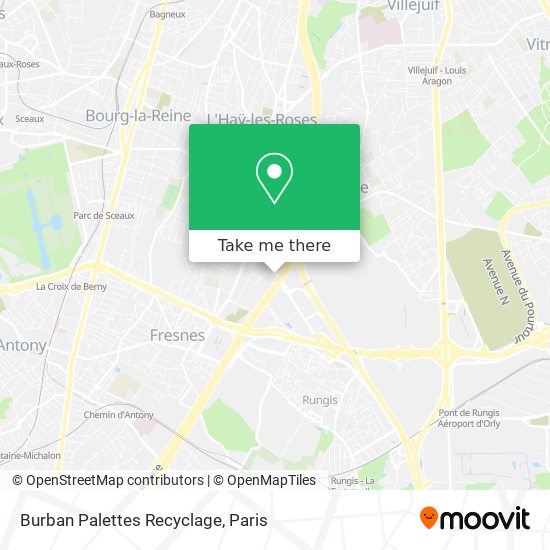 Burban Palettes Recyclage map