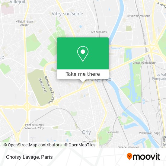 Choisy Lavage map