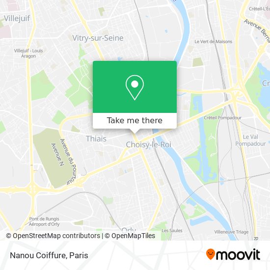 Nanou Coiffure map