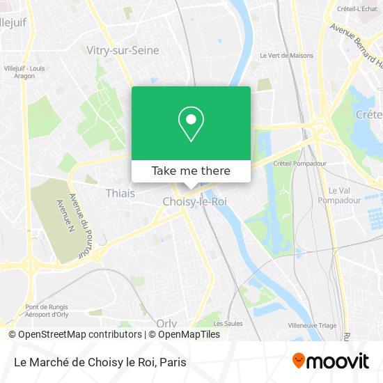 Le Marché de Choisy le Roi map