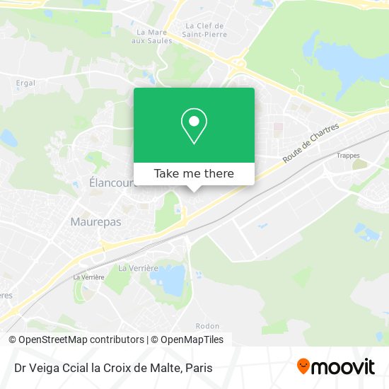 Dr Veiga Ccial la Croix de Malte map