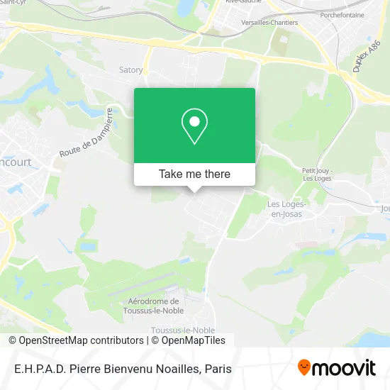 E.H.P.A.D. Pierre Bienvenu Noailles map