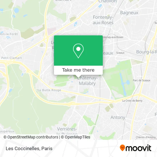 Les Coccinelles map