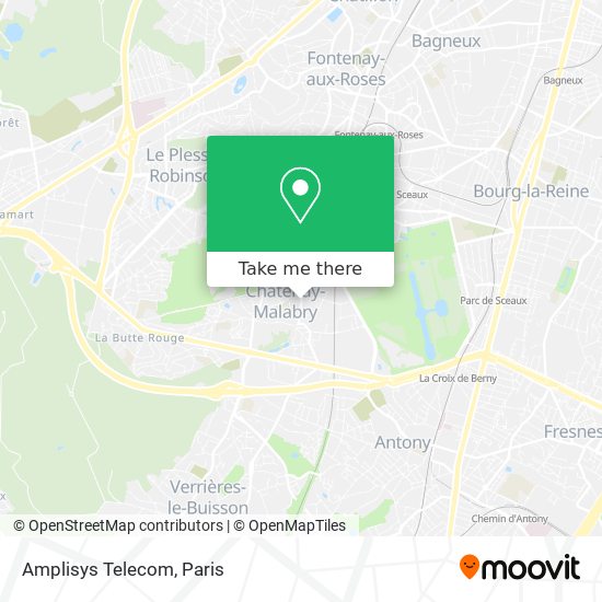 Amplisys Telecom map