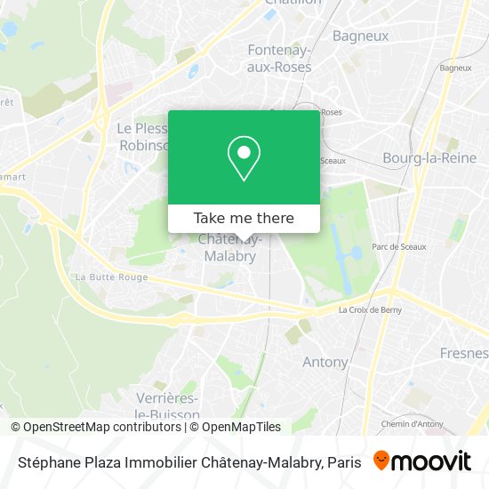 Stéphane Plaza Immobilier Châtenay-Malabry map